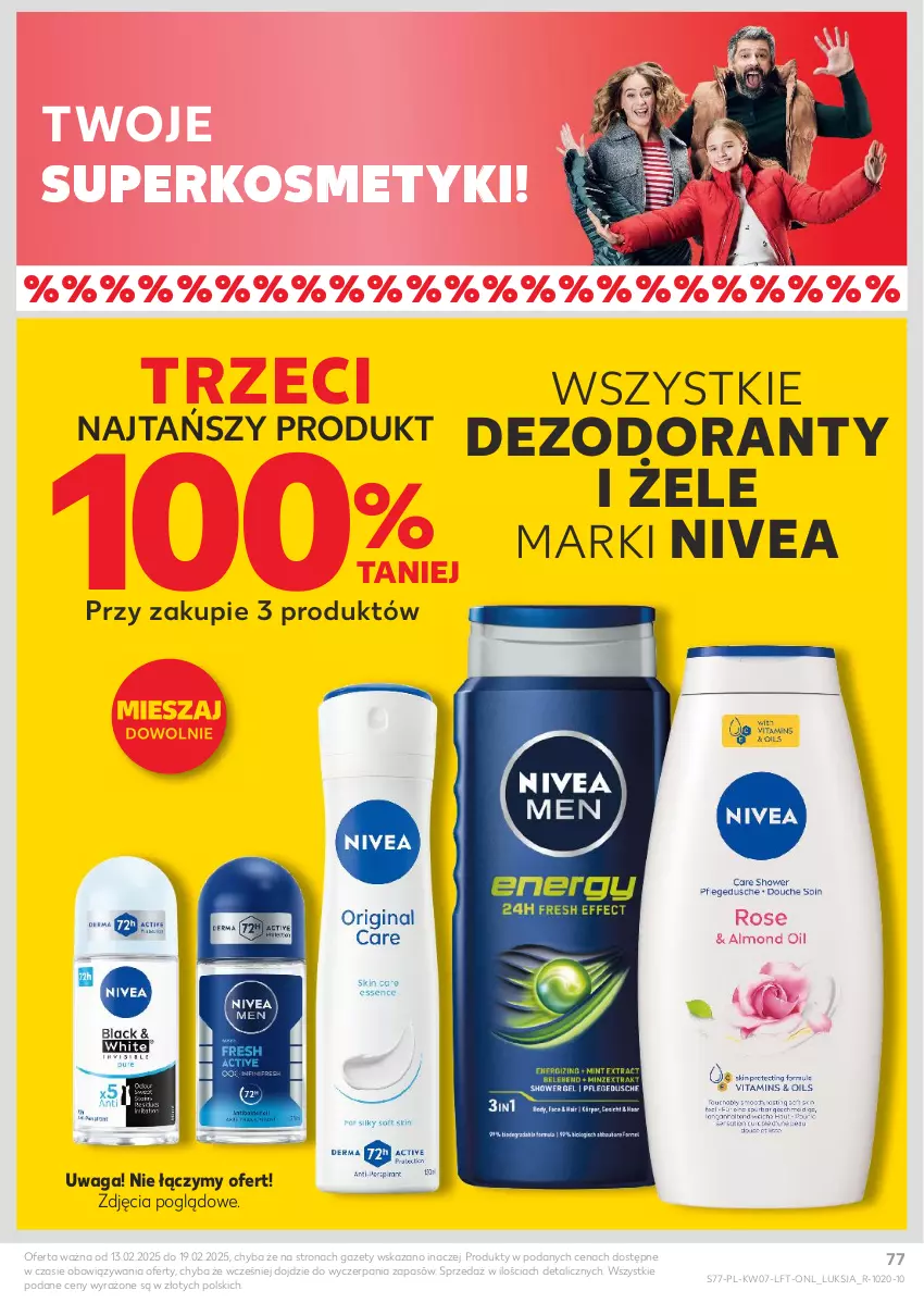 Gazetka promocyjna Kaufland - Gazetka tygodnia - ważna 13.02 do 19.02.2025 - strona 77 - produkty: Dezodorant, Luksja, Nivea, Waga