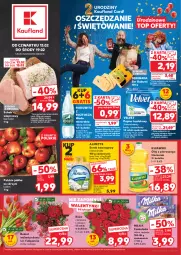 Gazetka promocyjna Kaufland - Gazetka tygodnia - Gazetka - ważna od 19.02 do 19.02.2025 - strona 1 - produkty: Kujawski, Top, Ser, Rum, Gra, Papier, Tulipan, Papier toaletowy, Velvet, Serek, Schab wieprzowy, Serek twarogowy, Czekolada, Bukiet, Woda mineralna, Woda, Grunt, Olej, Almette, Milka, Jabłka