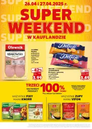 Gazetka promocyjna Kaufland - Gazetka - ważna od 27.04 do 27.04.2025 - strona 17 - produkty: Delicje, Waga, Gala, Olewnik, Biszkopty, Knorr