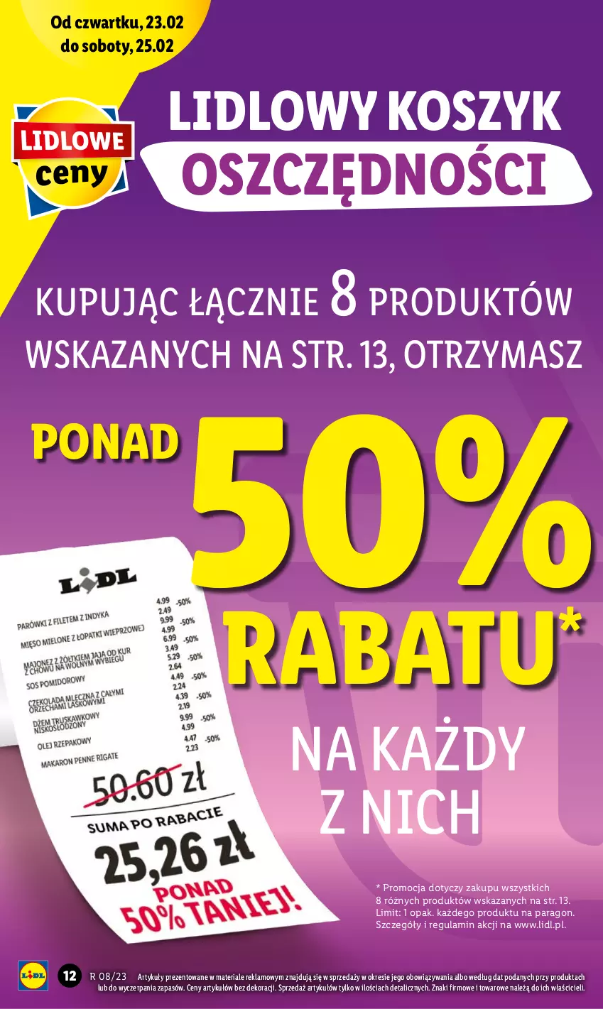 Gazetka promocyjna Lidl - GAZETKA - ważna 23.02 do 25.02.2023 - strona 12 - produkty: Kosz