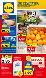 Gazetka promocyjna Lidl - GAZETKA - Gazetka - ważna od 25.02 do 25.02.2023 - strona 1 - produkty: Ser, Papier, Ziemniaki, Pomarańcze, Papier toaletowy, Pilos, Deser, Flora, Masło, Mleko