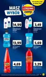 Gazetka promocyjna Lidl - GAZETKA - Gazetka - ważna od 25.02 do 25.02.2023 - strona 15 - produkty: Płyn do płukania jamy ustnej, Listerine, Dezodorant, Oranżada, Płyn do płukania, Hellena, Antyperspirant, Nivea