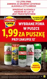 Gazetka promocyjna Lidl - GAZETKA - Gazetka - ważna od 25.02 do 25.02.2023 - strona 37 - produkty: Piwa, Kasztelan, Heineken, Tyskie, Carlsberg