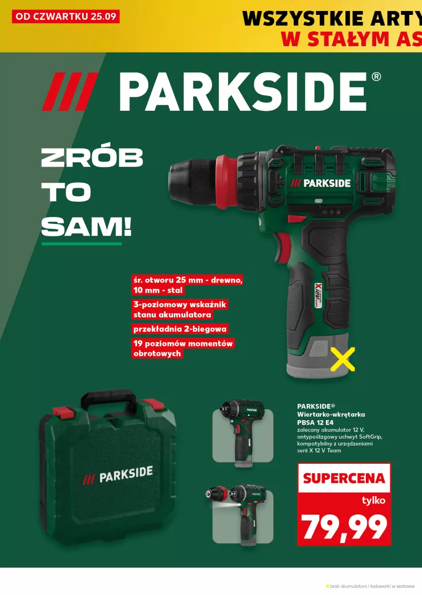 Gazetka promocyjna Kaufland - Kaufland - ważna 25.09 do 01.10.2025 - strona 10 - produkty: Akumulator, Parkside, Ser, Tarka, Wkręt, Wkrętarka