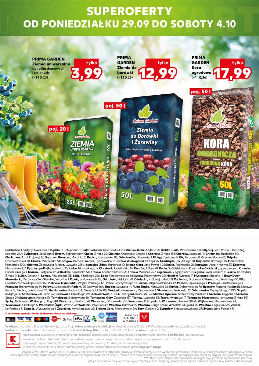 Gazetka promocyjna Kaufland - Kaufland - ważna 25.09 do 01.10.2025 - strona 26 - produkty: BIC, Chrzan, Dior, Fa, Inka, Kosz, Orka, Prima, Rum, Sok, Sos, Szal, Top, Wino