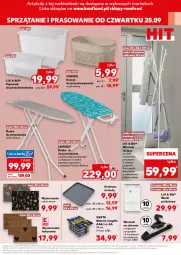 Gazetka promocyjna Kaufland - Kaufland - Gazetka - ważna od 01.10 do 01.10.2025 - strona 21 - produkty: Ubrania, Sok, Wycieraczka, Buty, Ociekacz, Wieszak, Kosz, Pojemnik, Varta, Haczyk, Spodnie, Sprzątanie, Kokos