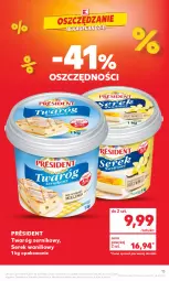 Gazetka promocyjna Kaufland - Gazetka tygodnia - Gazetka - ważna od 15.11 do 15.11.2023 - strona 13 - produkty: Ser, Twaróg, Président, Serek