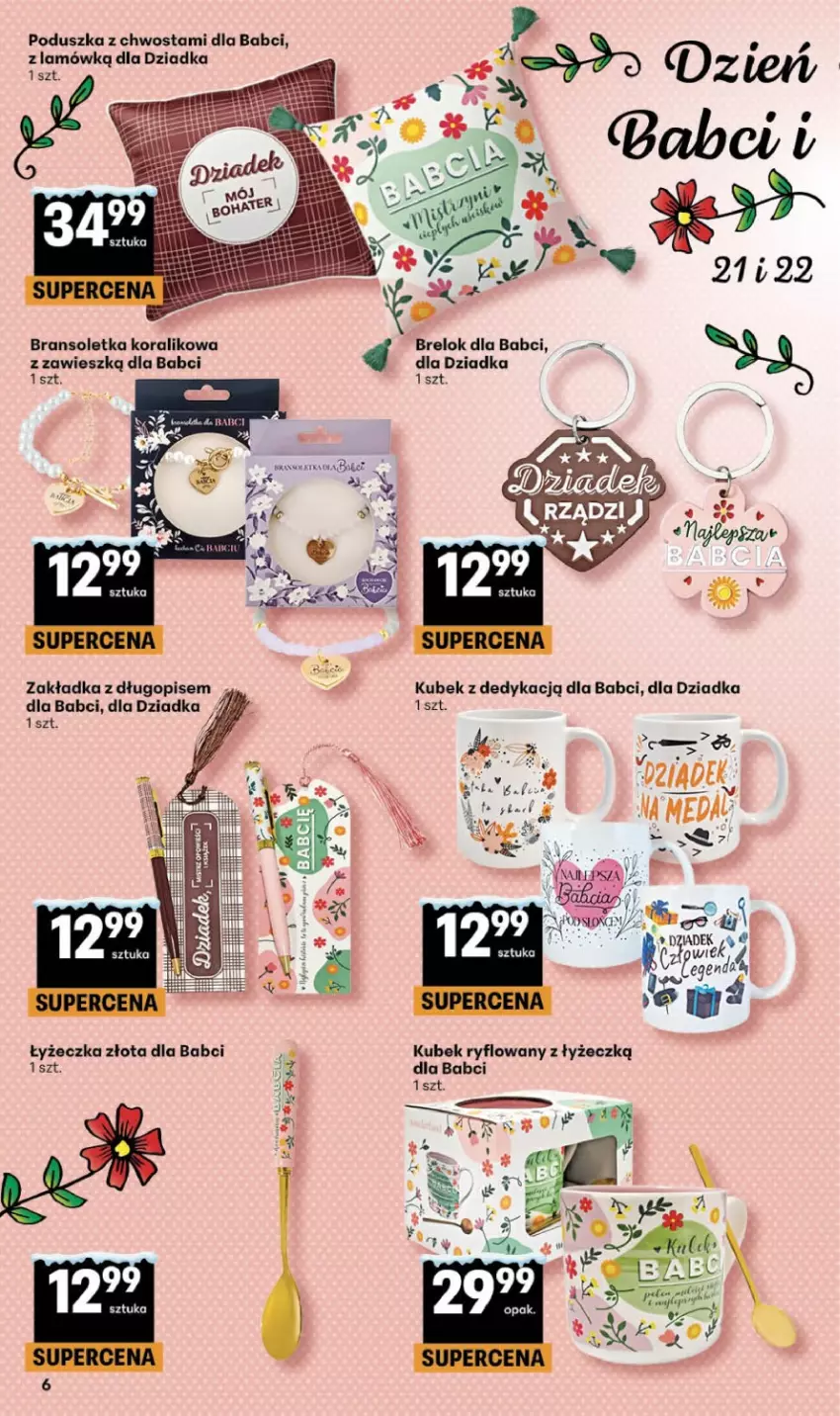 Gazetka promocyjna Delikatesy Centrum - Franczyza DC03 Czwartek - ważna 15.01 do 21.01.2026 - strona 6 - produkty: Bransoletka, Długopis, Kubek, Poduszka