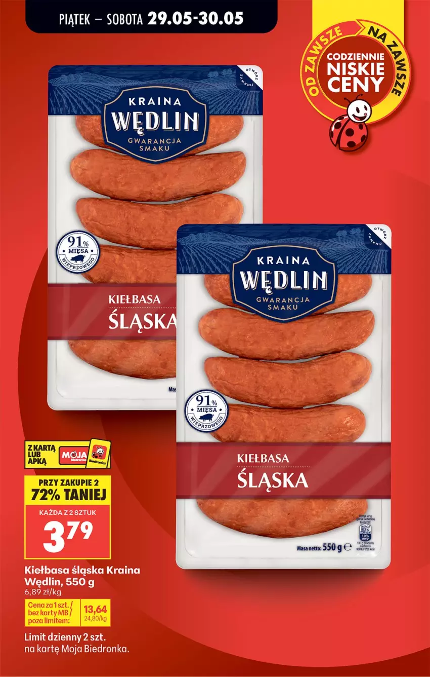 Gazetka promocyjna Biedronka - Od Piątku - ważna 29.05 do 30.05.2026 - strona 10 - produkty: Kiełbasa, Kiełbasa śląska