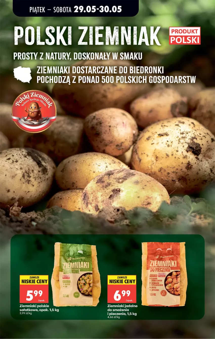 Gazetka promocyjna Biedronka - Od Piątku - ważna 29.05 do 30.05.2026 - strona 23 - produkty: Piec, Sałat, Ziemniaki