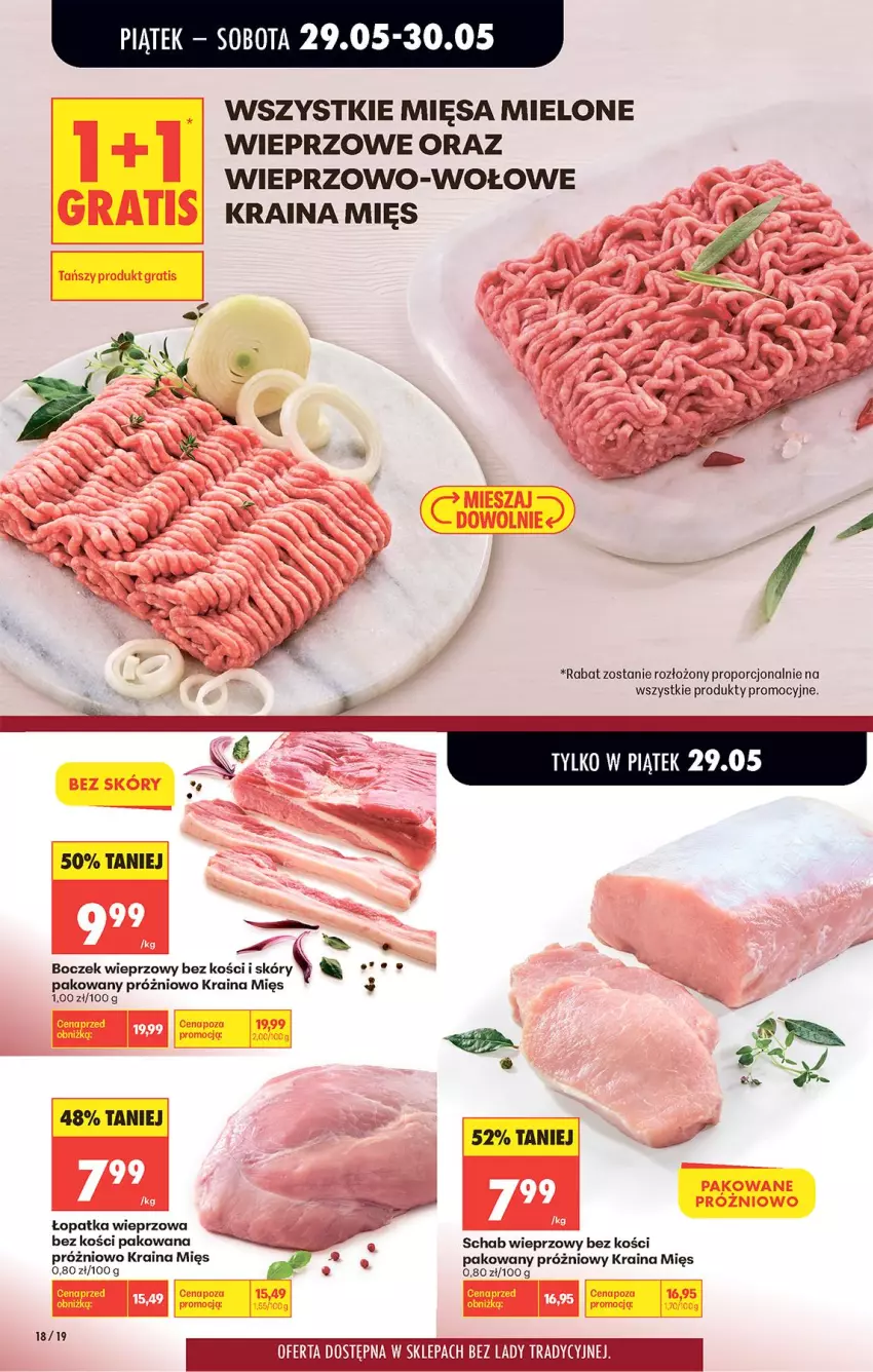 Gazetka promocyjna Biedronka - Od Piątku - ważna 29.05 do 30.05.2026 - strona 25 - produkty: Boczek, Boczek wieprzowy, Por, Schab wieprzowy
