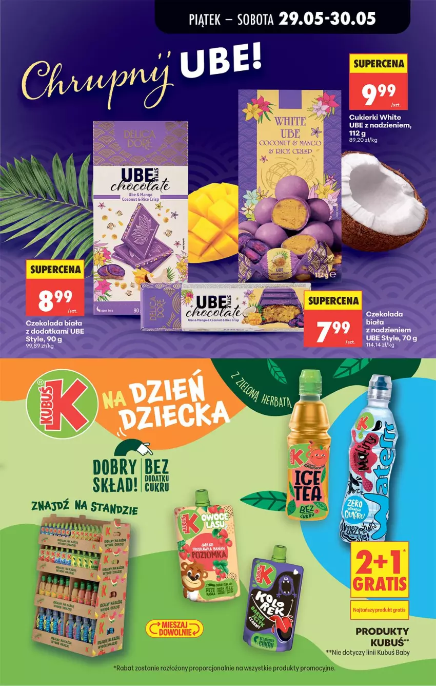 Gazetka promocyjna Biedronka - Od Piątku - ważna 29.05 do 30.05.2026 - strona 30 - produkty: Cukier, Cukierki, Kubuś