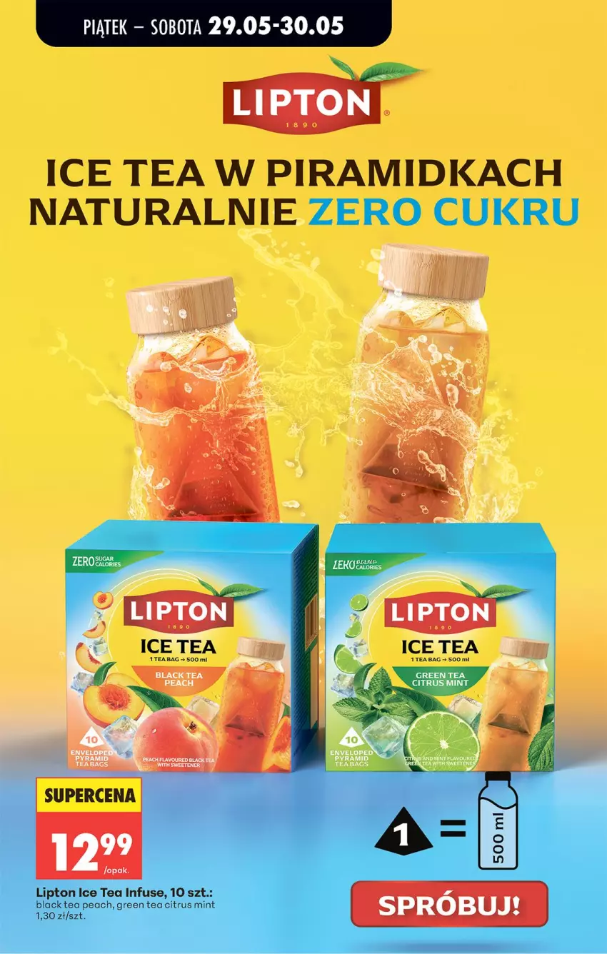 Gazetka promocyjna Biedronka - Od Piątku - ważna 29.05 do 30.05.2026 - strona 35 - produkty: Ice tea, Lack, Lipton