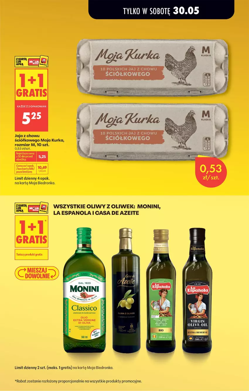 Gazetka promocyjna Biedronka - Od Piątku - ważna 29.05 do 30.05.2026 - strona 6 - produkty: Gin, Gra, Jaja, Monini, Por