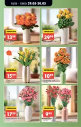 Gazetka promocyjna Biedronka - Od Piątku - Gazetka - ważna od 30.05 do 30.05.2026 - strona 14 - produkty: Sok, Tulipan, Róża, Wazon, Bukiet