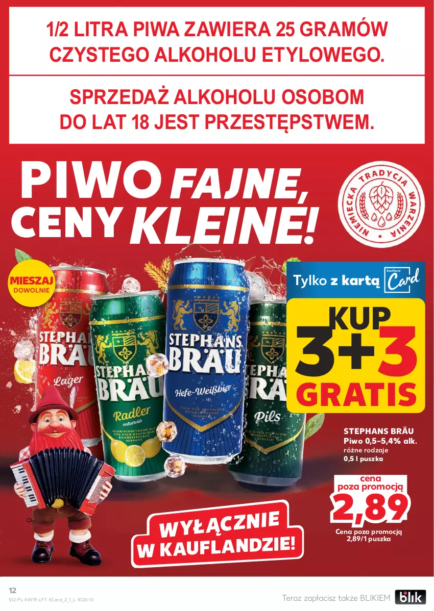 Gazetka promocyjna Kaufland - Gazetka tygodnia - ważna 08.05 do 14.05.2025 - strona 12 - produkty: Fa, Gra, Piwa, Piwo, Tera