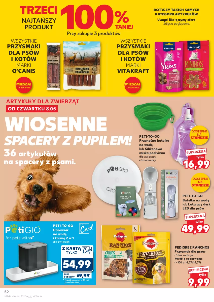 Gazetka promocyjna Kaufland - Gazetka tygodnia - ważna 08.05 do 14.05.2025 - strona 52 - produkty: Acer, Dozownik, Miska, Pedigree, Przysmaki, Vitakraft, Waga