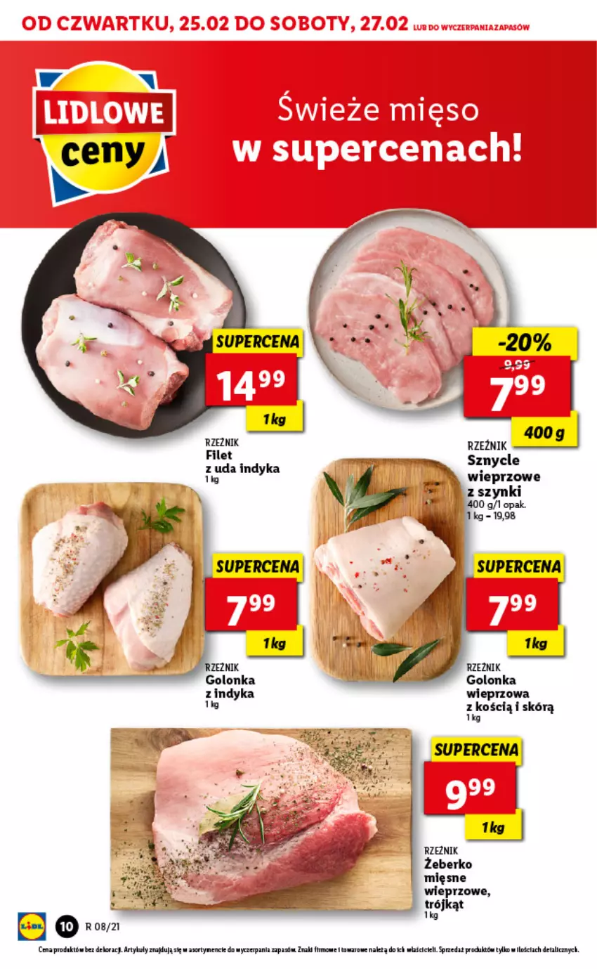 Gazetka promocyjna Lidl - GAZETKA - ważna 25.02 do 27.02.2021 - strona 10 - produkty: Golonka wieprzowa