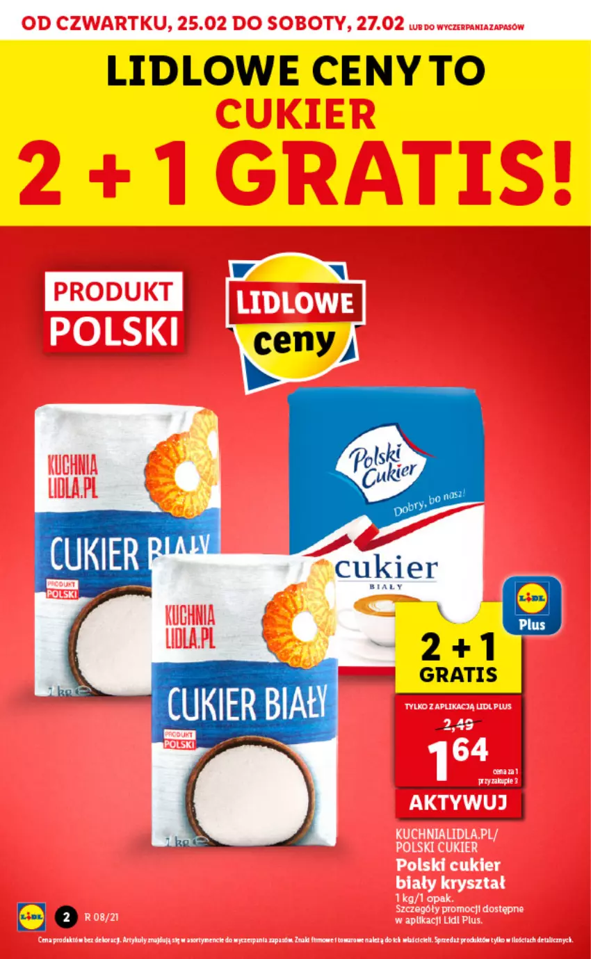 Gazetka promocyjna Lidl - GAZETKA - ważna 25.02 do 27.02.2021 - strona 2 - produkty: Cukier, Gra