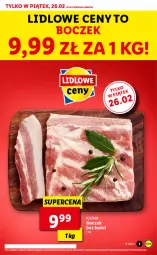 Gazetka promocyjna Lidl - GAZETKA - Gazetka - ważna od 27.02 do 27.02.2021 - strona 3 - produkty: Boczek, LG