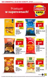 Gazetka promocyjna Lidl - GAZETKA - Gazetka - ważna od 27.02 do 27.02.2021 - strona 37 - produkty: Ketchup, Top, Stek, Chipsy, Kawa, Chrupki, Przysnacki, Grill, Krakersy