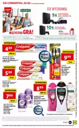 Gazetka promocyjna Lidl - GAZETKA - Gazetka - ważna od 27.02 do 27.02.2021 - strona 43 - produkty: Konsola, Colgate Total, Gry, Gra, Palmolive, Lady Speed Stick, Sati, Pasta do zębów, PlayStation, Colgate, Antyperspirant, LG, Fa