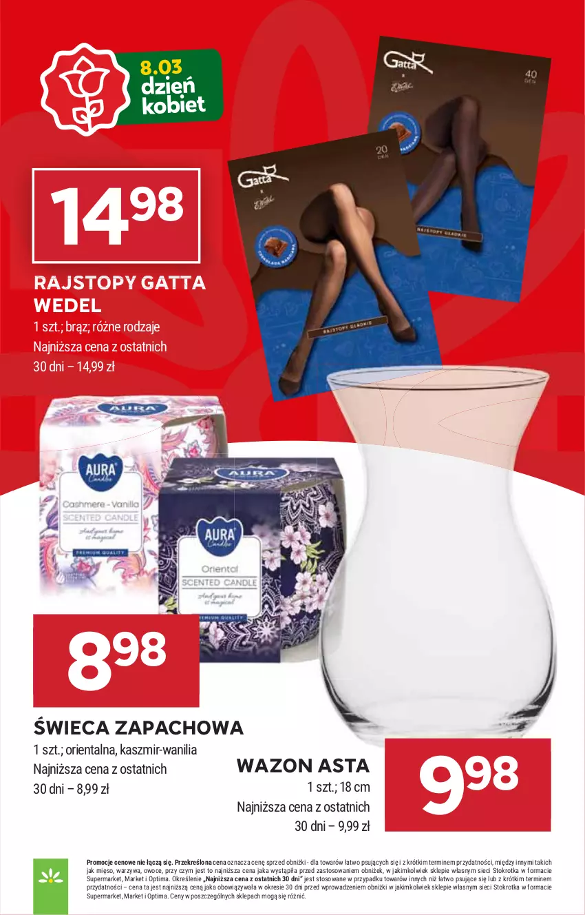 Gazetka promocyjna Stokrotka - Supermarket - ważna 05.03 do 11.03.2026 - strona 11 - produkty: Gatta, HP, Rajstopy, Top, Wazon