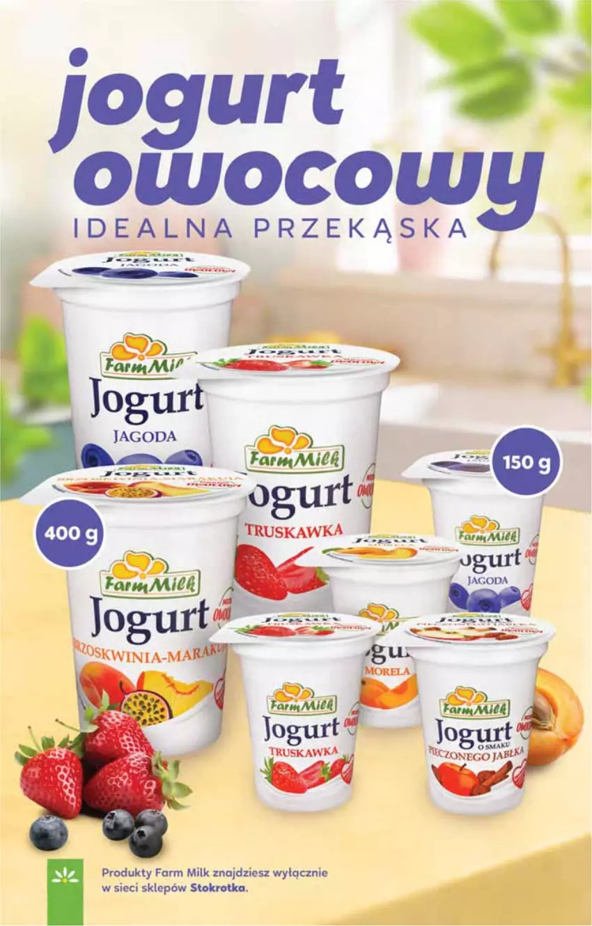Gazetka promocyjna Stokrotka - Supermarket - ważna 05.03 do 11.03.2026 - strona 24 - produkty: Fa, Farm Milk, Jogurt
