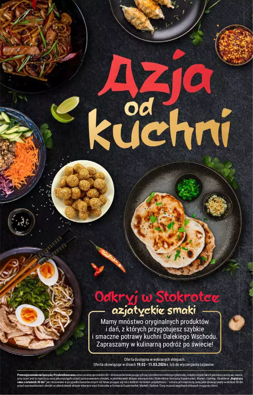 Gazetka promocyjna Stokrotka - Supermarket - ważna 05.03 do 11.03.2026 - strona 28 - produkty: Gin, Mięso, Optima, Owoce, Warzywa