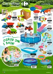 Gazetka promocyjna Carrefour - Gazetka Ogród jak z bajki - Gazetka - ważna od 27.06 do 27.06.2021 - strona 1 - produkty: Por, Mus, Samochód, Stolik, Wywrotka, Straż pożarna, Materac, Tera, Parka, Owoce, Kosiarka