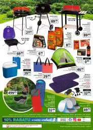 Gazetka promocyjna Carrefour - Gazetka Ogród jak z bajki - Gazetka - ważna od 27.06 do 27.06.2021 - strona 2 - produkty: Por, Noż, Namiot, Węgiel drzewny, O nas, Lodówka, Activia, Materac, Tera, Pompka, Torba, Sport, Półka, Fotel, Flora, Grill, Fa