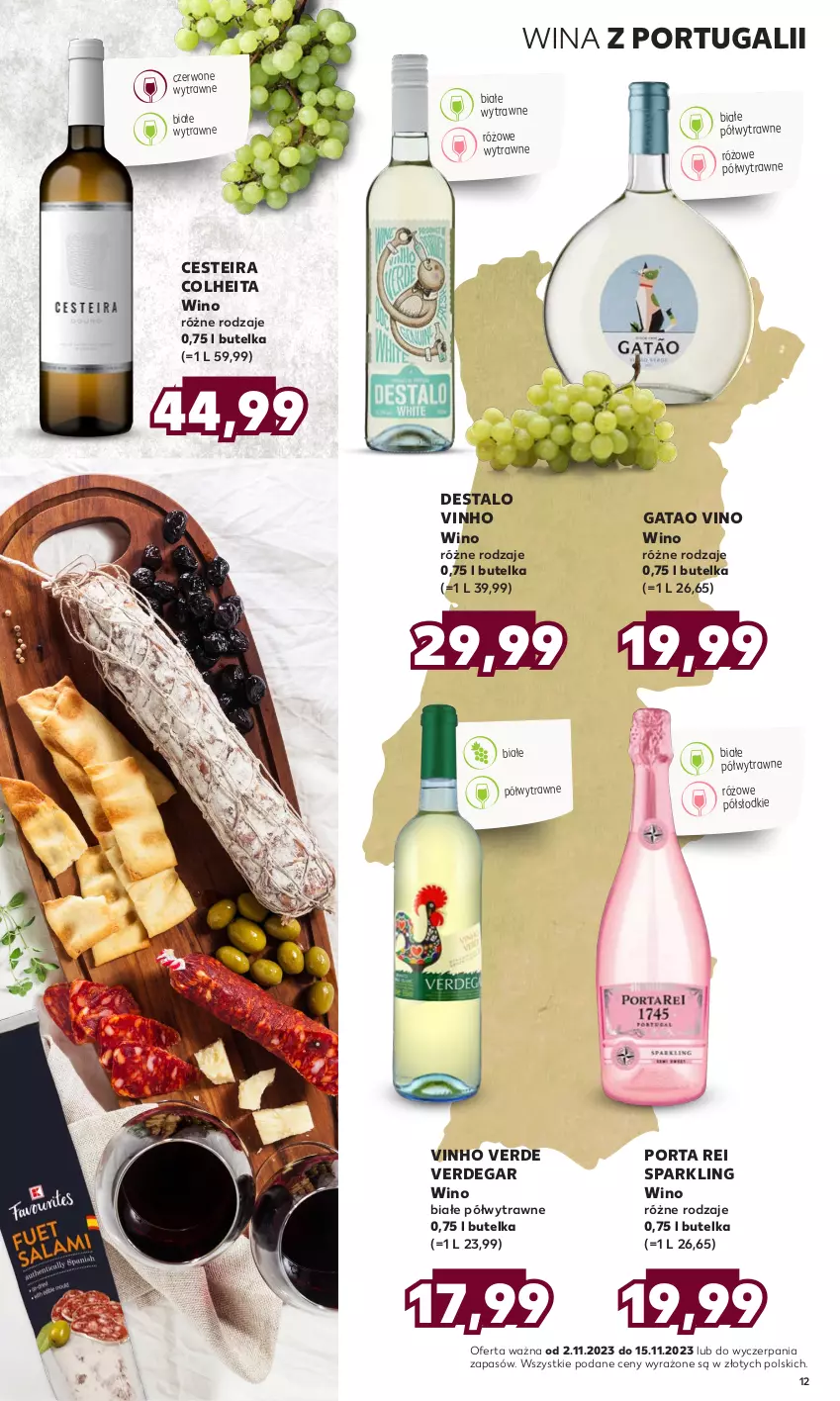 Gazetka promocyjna Kaufland - Barek Kauflandu - ważna 02.11 do 15.11.2023 - strona 12 - produkty: Dega, Por, Wino, Wino białe
