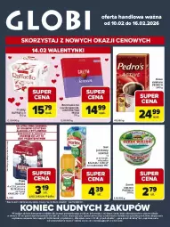 Gazetka promocyjna Carrefour - Gazetka Globi - Gazetka - ważna od 16.02 do 16.02.2026 - strona 1 - produkty: Piwa, Piwo, Sok, Ser, Gra, Piątnica, Kawa mielona, Kawa, Raffaello, Serek, Sok jabłkowy, Harnaś, Milka, Hortex, Fa