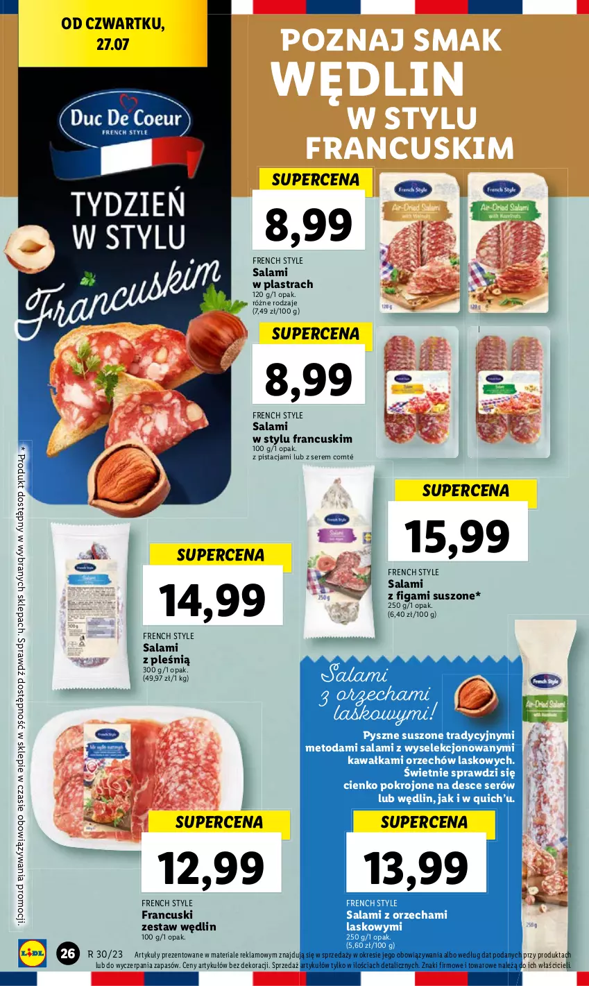 Gazetka promocyjna Lidl - GAZETKA - ważna 27.07 do 29.07.2023 - strona 42 - produkty: Kawa, Salami, Ser