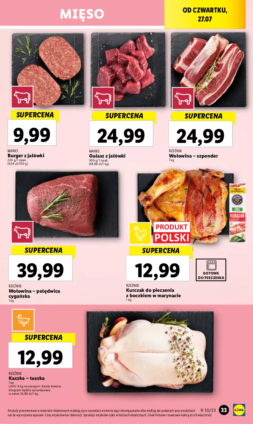 Gazetka promocyjna Lidl - GAZETKA - ważna 27.07 do 29.07.2023 - strona 49 - produkty: Burger, Gra, Kurczak, Olej, Piec