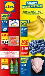 Gazetka promocyjna Lidl - GAZETKA - Gazetka - ważna od 29.07 do 29.07.2023 - strona 1 - produkty: Kurczak, Banany, Jaja, Tusz, Masło