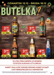 Gazetka promocyjna Delikatesy Centrum - NOWA GAZETKA Delikatesy Centrum od 12 grudnia! 12-18.12.2024 - Gazetka - ważna od 18.12 do 18.12.2024 - strona 43 - produkty: Piwa, Piwo, Piec, Książęce, Rum, Gin, Gry, Gra, Tatra