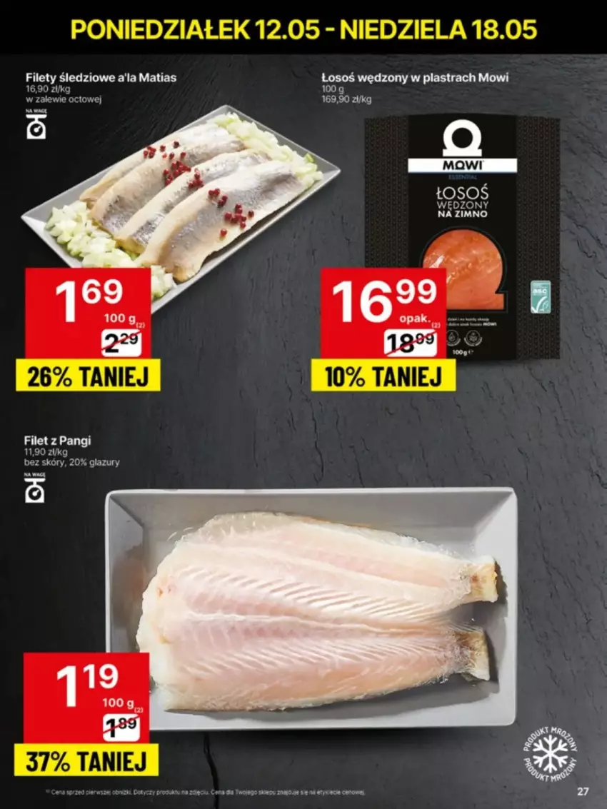 Gazetka promocyjna Delikatesy Centrum - ważna 12.05 do 14.05.2025 - strona 20 - produkty: Fa, Filet z pangi, Lazur