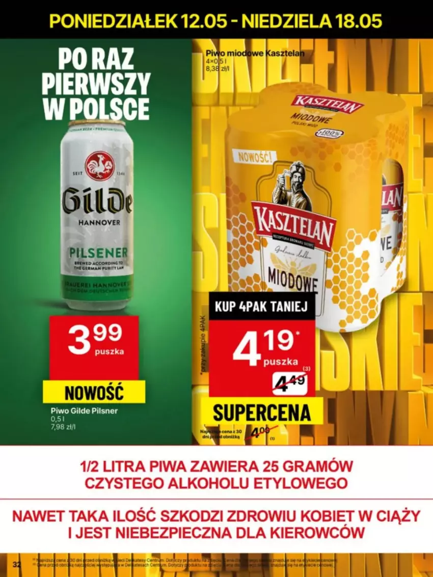 Gazetka promocyjna Delikatesy Centrum - ważna 12.05 do 14.05.2025 - strona 26 - produkty: Gra, Piec, Piwa, Piwo