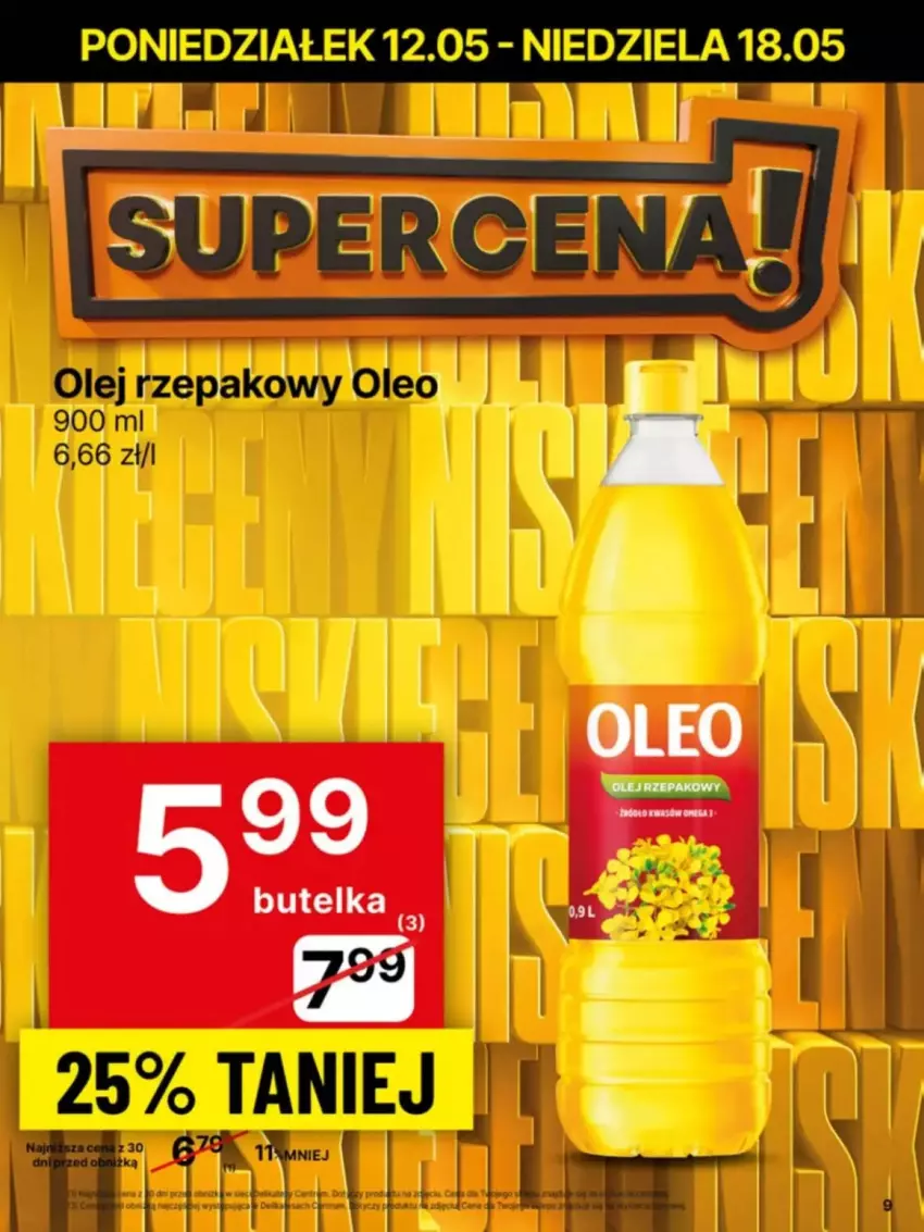 Gazetka promocyjna Delikatesy Centrum - ważna 12.05 do 14.05.2025 - strona 40 - produkty: Olej, Oleo