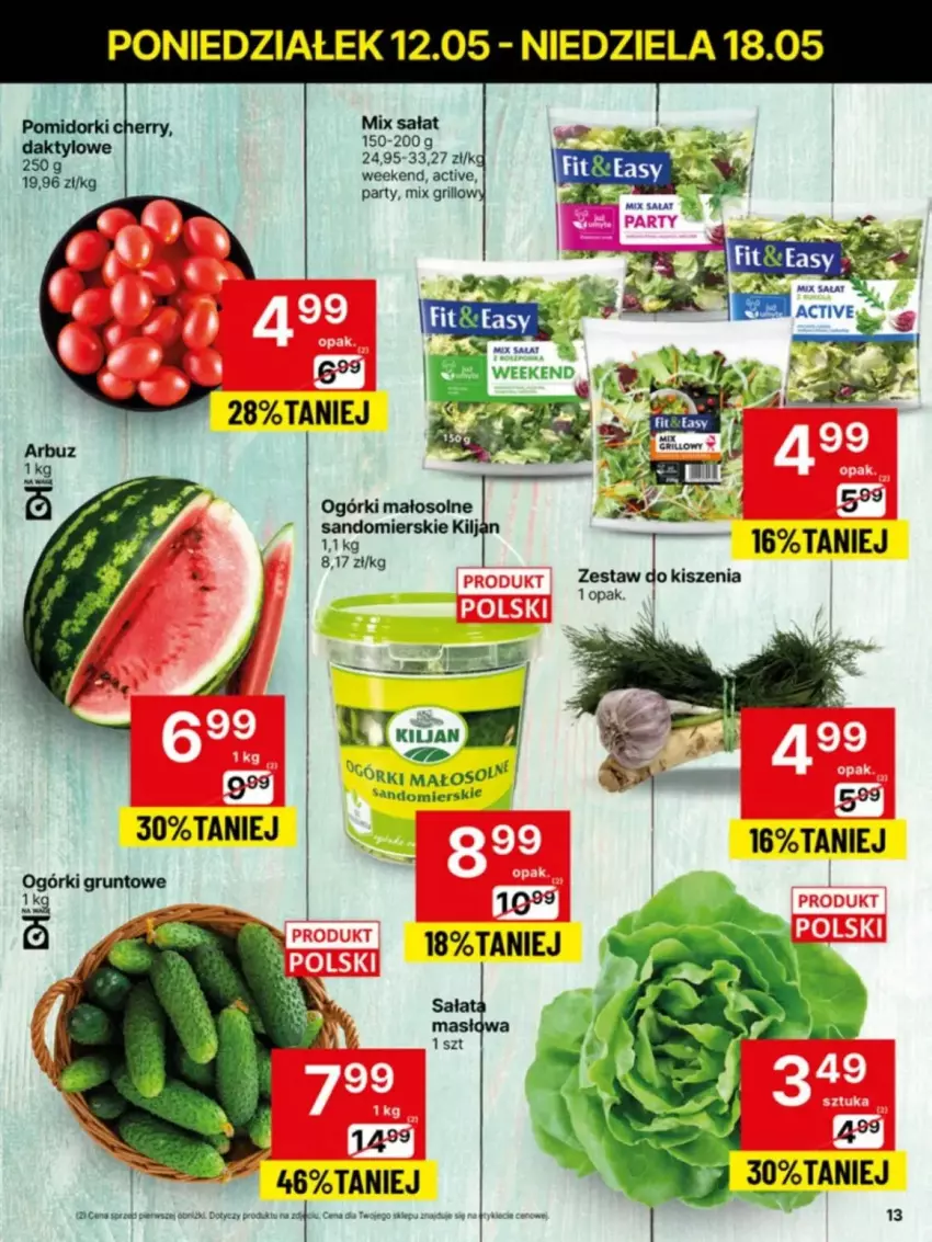 Gazetka promocyjna Delikatesy Centrum - ważna 12.05 do 14.05.2025 - strona 5 - produkty: Fa, Grill, Grunt, Pomidorki, Sałat