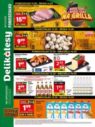 Gazetka promocyjna Delikatesy Centrum - Gazetka - ważna od 14.05 do 14.05.2025 - strona 1 - produkty: Piwo, Piec, Ser, Mus, Szynka wieprzowa, Szynka, Muszynianka, Gouda, Woda, Kiełbasa, Mleko, Kiełbasa śląska