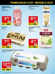 Gazetka promocyjna Delikatesy Centrum - Gazetka - ważna od 14.05 do 14.05.2025 - strona 14 - produkty: Ser, Favita, Jaja, Napój roślinny, Czosnek, Finuu, Alpro, Napój, Szpinak, Fa