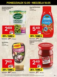 Gazetka promocyjna Delikatesy Centrum - Gazetka - ważna od 14.05 do 14.05.2025 - strona 16 - produkty: Ketchup, Koncentrat pomidorowy, Sos, Ser, Winiary, Pudliszki, Ogród, Groszek