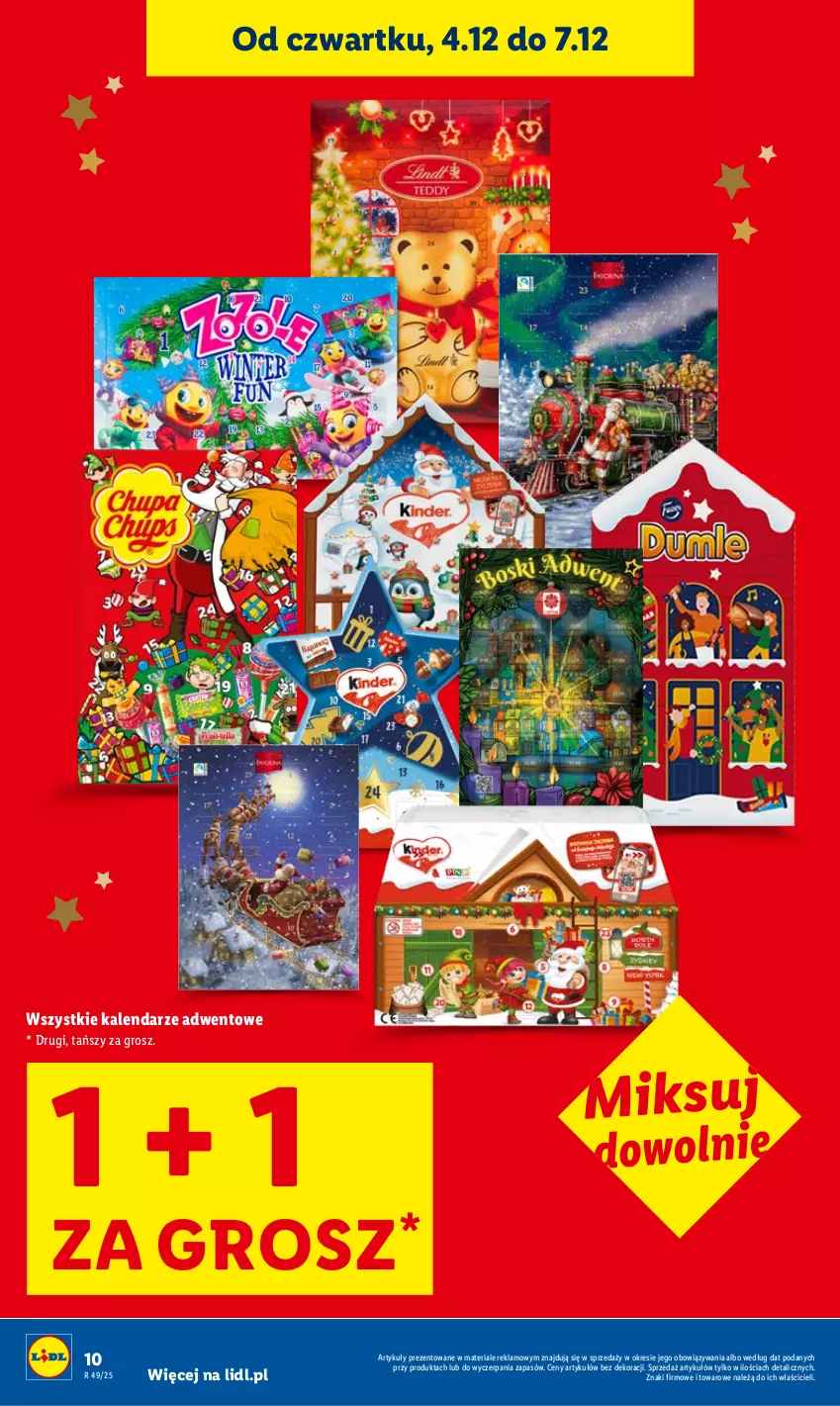 Gazetka promocyjna Lidl - GAZETKA - ważna 04.12 do 07.12.2025 - strona 10 - produkty: Kalendarz