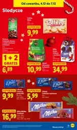 Gazetka promocyjna Lidl - GAZETKA - Gazetka - ważna od 07.12 do 07.12.2025 - strona 35 - produkty: Gra, Wawel, Czekolada mleczna, Czekolada, Czekolada gorzka, Toffifee, Milka, Czekolada nadziewana