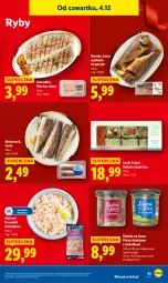 Gazetka promocyjna Lidl - GAZETKA - Gazetka - ważna od 07.12 do 07.12.2025 - strona 47 - produkty: Ser, Grenadier, Tusz, Sushi, Krewetki