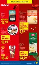 Gazetka promocyjna Lidl - GAZETKA - Gazetka - ważna od 07.12 do 07.12.2025 - strona 51 - produkty: Cheddar, Ser, Gra, Mlekovita, Mascarpone, Pilos, Vita C, Ser pleśniowy, Gouda, Mleko
