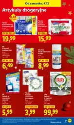 Gazetka promocyjna Lidl - GAZETKA - Gazetka - ważna od 07.12 do 07.12.2025 - strona 69 - produkty: Ser, Papier, Tablet, Serwetki, Papier toaletowy, Ręcznik, Rolki, Fairy, Zmywarki, Flora, Bryza, Fa