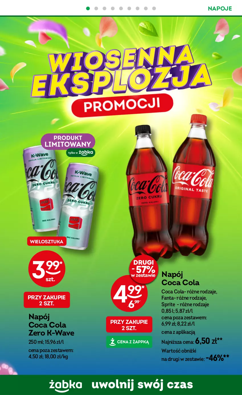 Gazetka promocyjna Żabka - ważna 13.03 do 26.03.2024 - strona 22 - produkty: Fa, Fanta, Napój, Napoje, Sprite